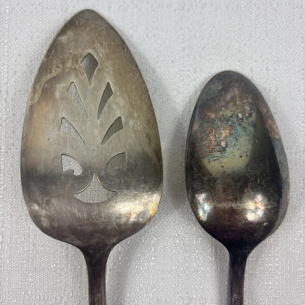 International Silver Co. Allure Silverplate‎ Pie Server And Spoon Set